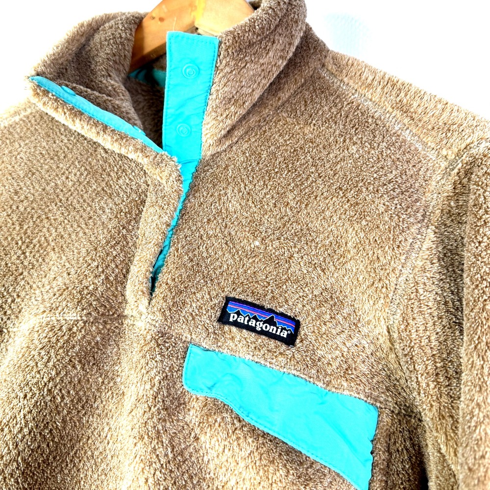 Patagonia Womens Retool Snap T Pullover Fleece Jacket Sz M Medium - Picture 2 of 4